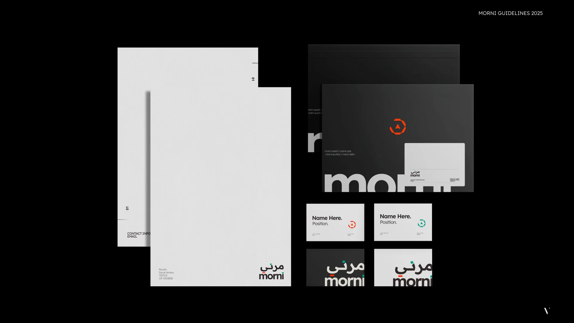 Morni brand identity guideline application 1