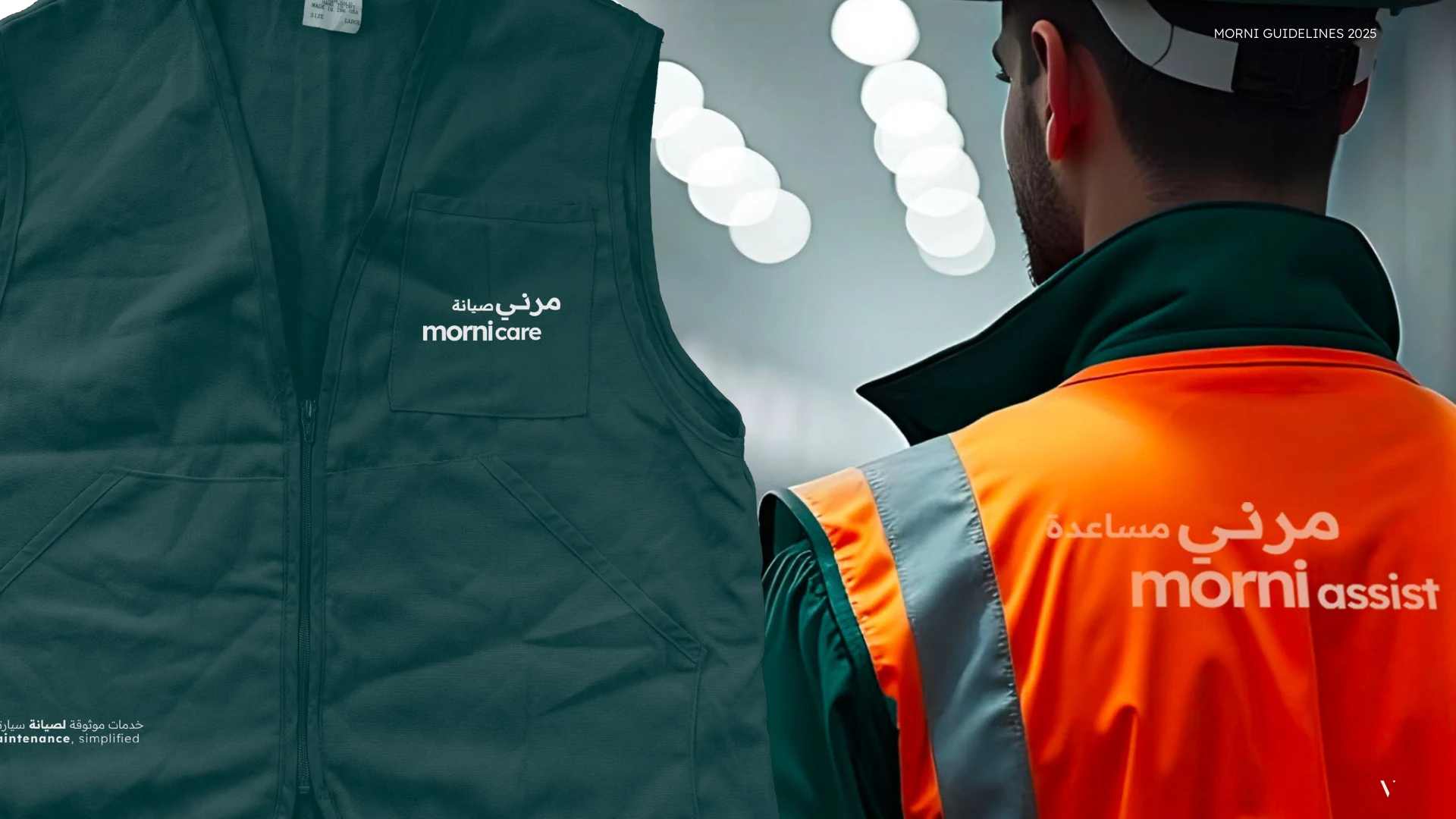 Morni brand identity guideline application 2